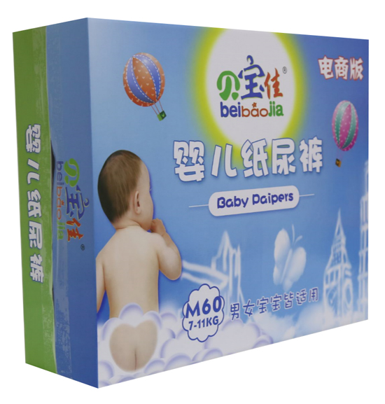 貝寶佳嬰兒紙尿褲電商版m60 7-11kg