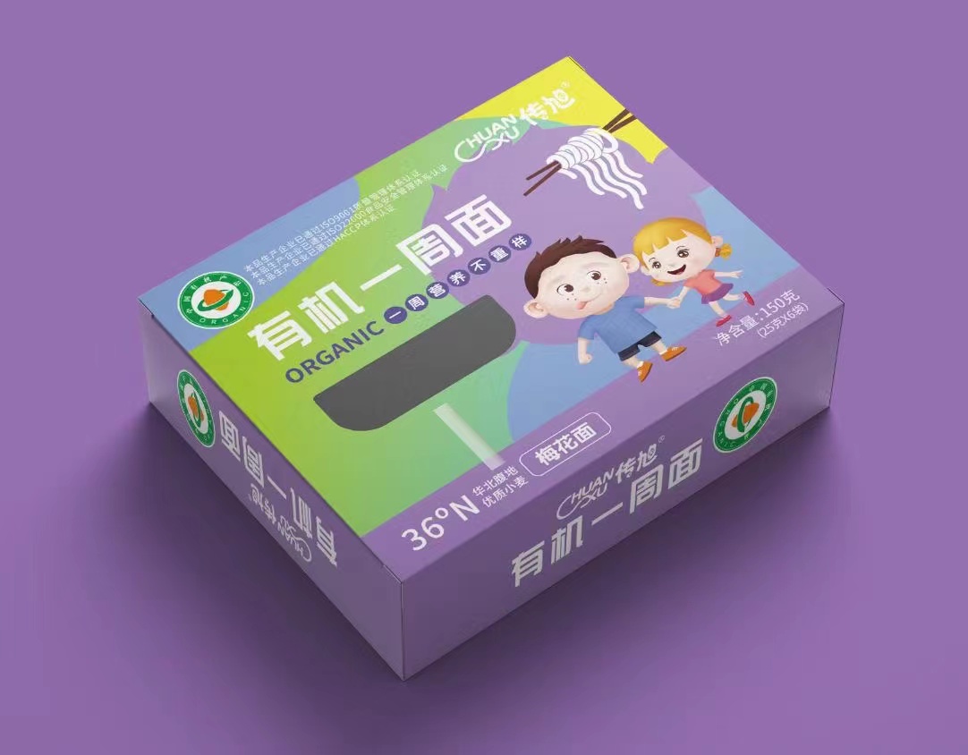 傳旭有機一周面 梅花面