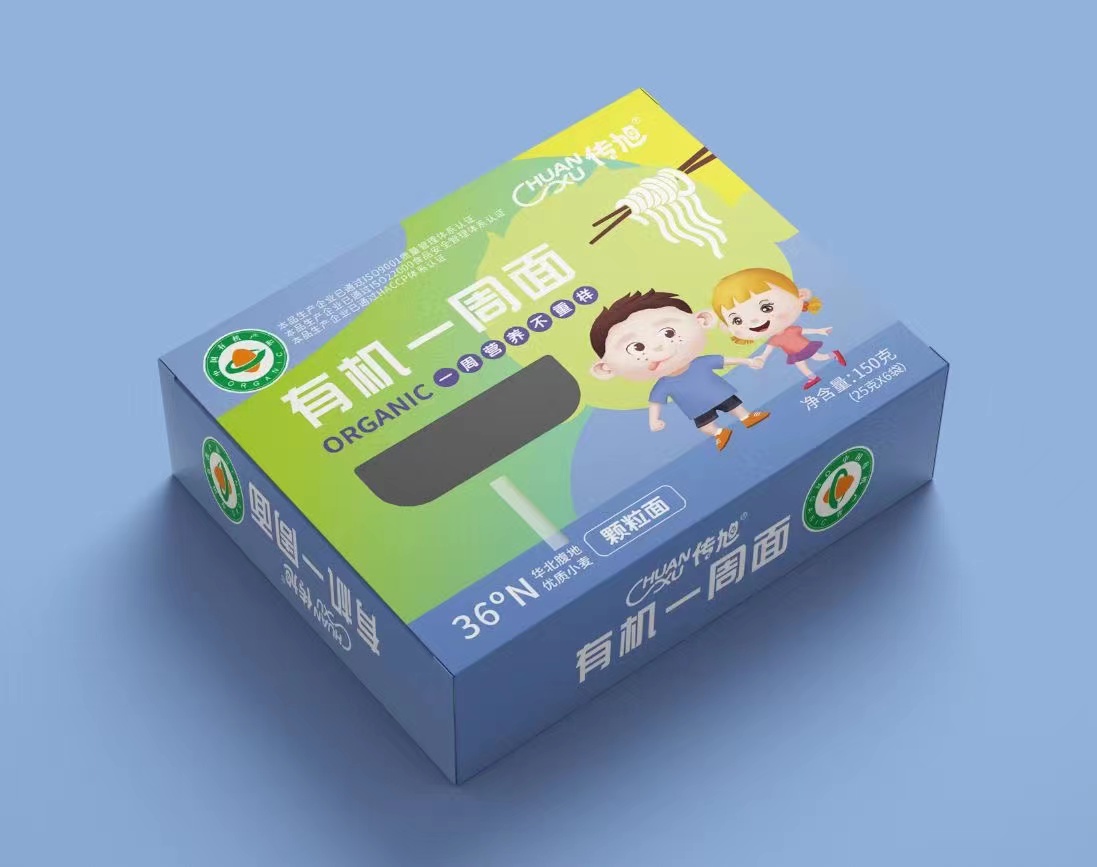 傳旭有機一周面 顆粒面