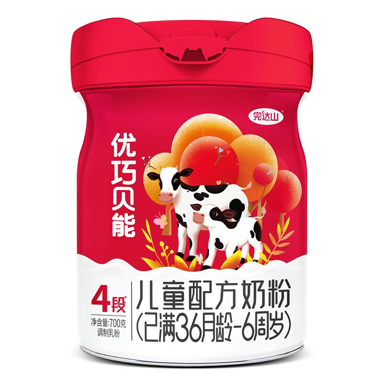 完達(dá)山優(yōu)巧貝能4段兒童配方奶粉(已滿(mǎn)36月齡-6周歲)