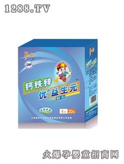 萬(wàn)士能鈣鐵鋅優(yōu)A益生元顆粒