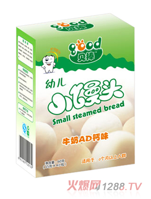 貝棒牛奶AD鈣小饅頭