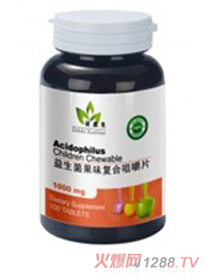 諾益生益生菌果味復合咀嚼片