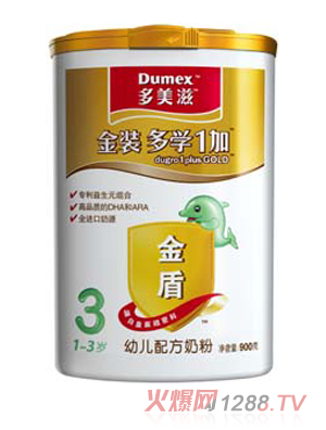 多美滋金裝多學1加聽裝奶粉