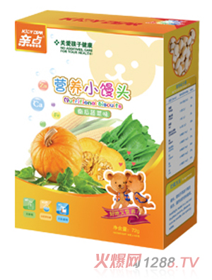親點(diǎn)營(yíng)養(yǎng)小饅頭（南瓜蔬菜味）