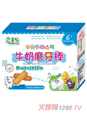 多喜智牛奶磨牙棒盒裝