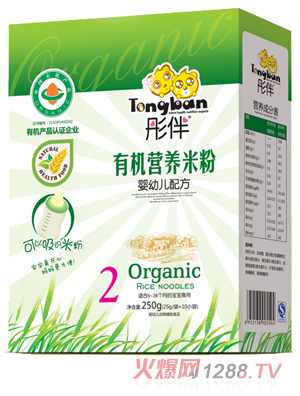 彤伴嬰幼兒有機米粉盒裝2段