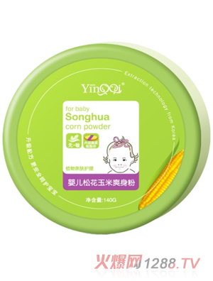 小嬰奇嬰兒松花玉米爽身粉140g