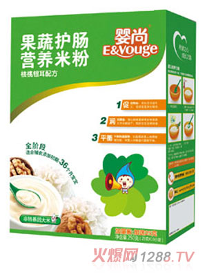 嬰尚核桃銀耳果蔬護(hù)腸營養(yǎng)米粉