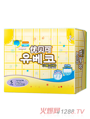 優(yōu)貝可四季款嬰兒紙尿褲S碼