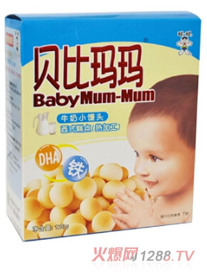 貝比瑪瑪小饅頭牛奶味
