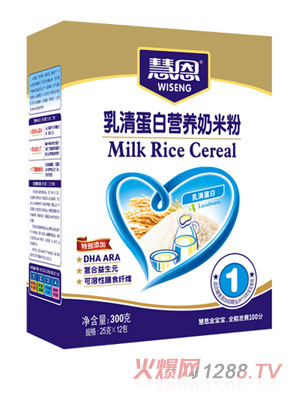 慧恩300克普裝乳清蛋白營養(yǎng)奶米粉