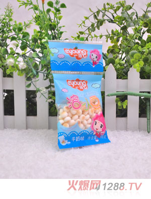 一揚牛奶味溶小豆18克藍(lán)色包裝
