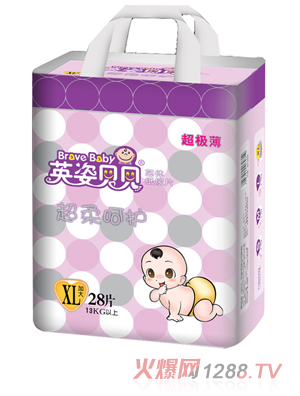 英姿貝貝超柔呵護紙尿片XL