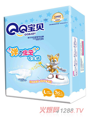 QQ寶貝彈力蟲蟲專業(yè)褲L56片