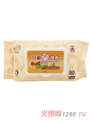 永潤可愛貝貝嬰兒護(hù)膚濕巾80片