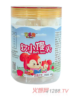 寶樂(lè)食軟小饅頭-草莓味