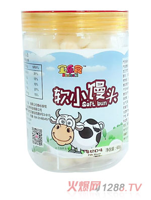 寶樂(lè)食軟小饅頭-牛奶味