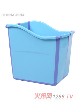 青蛙嘟迪折疊浴桶藍(lán)色