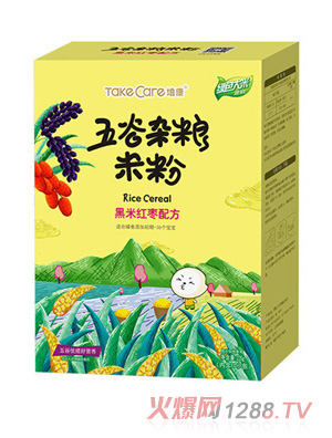 培康悠萃五谷雜糧米粉-黑米紅棗配方