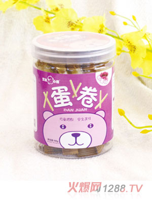 艾比小熊蛋卷（紫薯味）