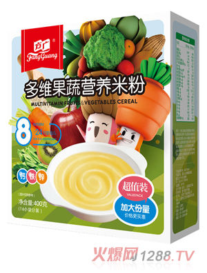 方廣多維果蔬營養(yǎng)米粉400g