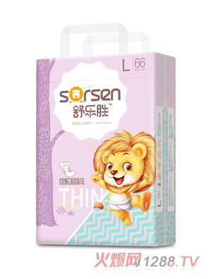 舒樂勝超薄嬰兒紙尿片大包L66