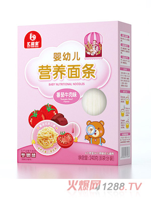 匯嬰寶嬰幼兒營養(yǎng)面條-番茄牛肉味
