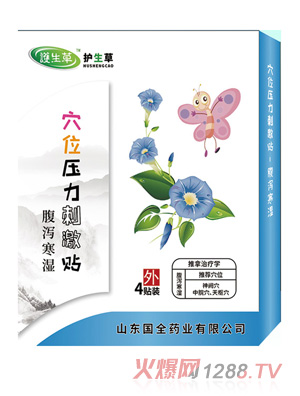 護生草穴位壓力刺激貼-腹瀉寒濕