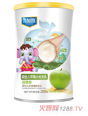慧恩嬰幼兒蘋果小米米乳（鈣鐵鋅）