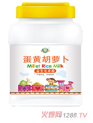 亦冠蛋黃胡蘿卜益生元米粉
