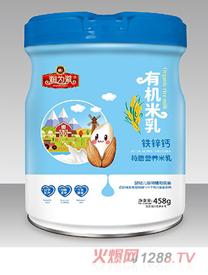 潤為滋有機米乳 鐵鋅鈣