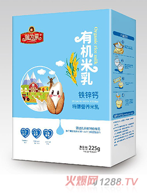 潤為滋有機米乳盒裝 鐵鋅鈣