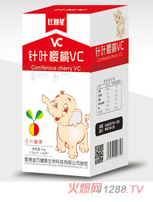 比智星針葉櫻桃VC壓片糖果